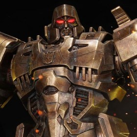 Megatron Antique Gold Transformers G1 Statue by Prime 1 Studio